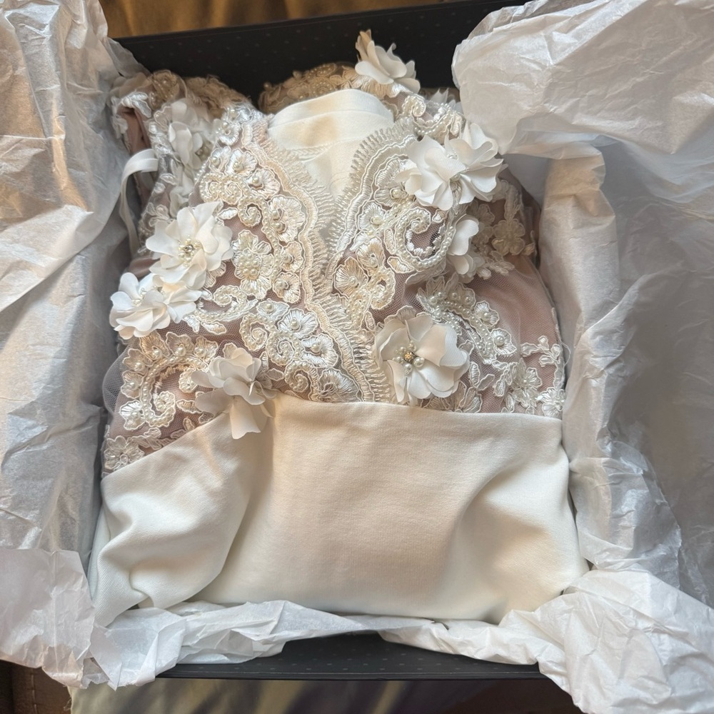 Lurelly White Trumpet Wedding/Formal Dress for Weddings